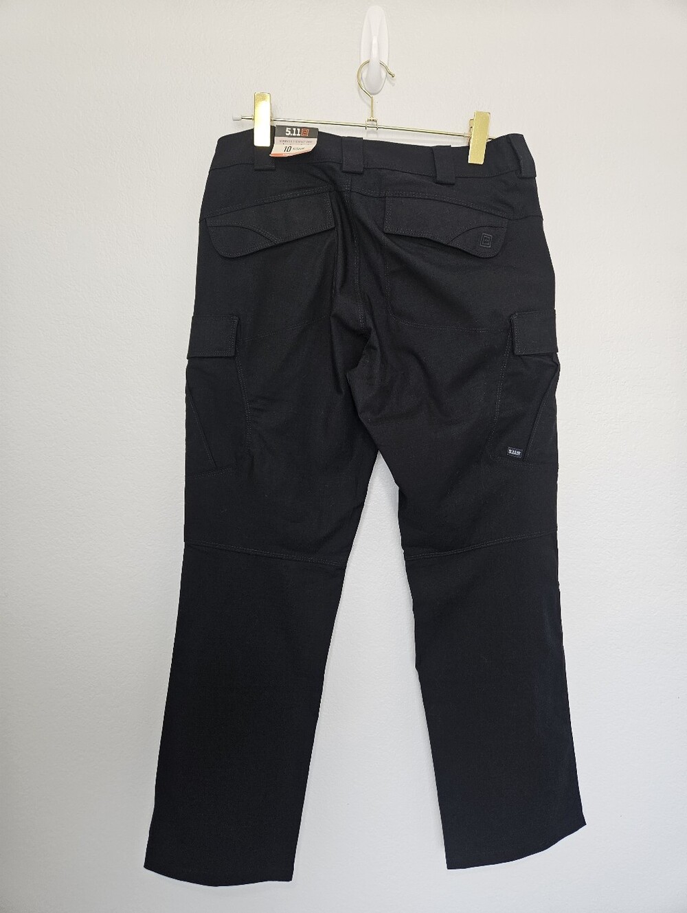NWT 5.11 | Stryke Black Tactical Pant Straight Leg Cargo Multi Pocket Womens 10 - Picture 6 of 8